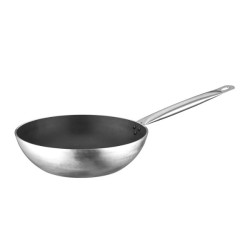 Алуминиев уок тиган с незалепващо покритие 28xh8,5см RUBY INDUCTION-(NET S 504) - Horecano