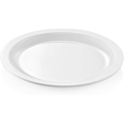Меламиново плато с борд, кръгло, плитко, ф27см, Melamine - WAS