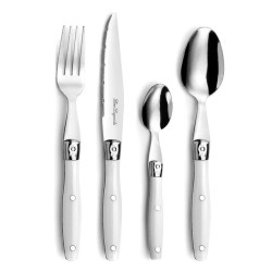 Комплект прибори за хранене от 24 елемента Comptoir Cream - Lou Laguiole