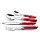Комплект прибори за хранене от 24 елемента Comptoir Red - Lou Laguiole