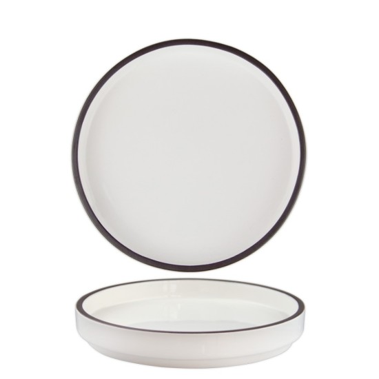 Порцеланова чиния 26см HELLA-WHITE-(HC-56438) - Horecano