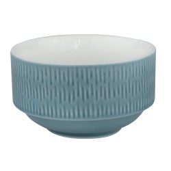 Порцеланова купа 10см 300мл HELLA-LIGHT SUMMER BLUE-(HC-56592) - Horecano