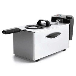 Електрически фритюрник, 220-240V, 50/60Hz, 2000W, 190°C, 3,5л, 41x22x21см, 2,7кг, ERGO - Lacor