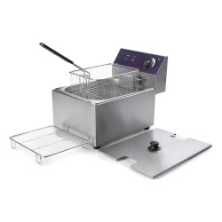 Електрически фритюрник, 220-240V, 50/60Hz, 2500W, 50°C - 190°C, 6л, 27x41x31см, 5,5кг, PROFESIONAL - Lacor