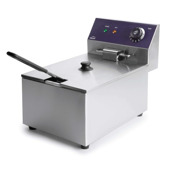 Електрически фритюрник, 220-240V, 50/60Hz, 2500W, 50°C - 190°C, 6л, 27x41x31см, 5,5кг, PROFESIONAL - Lacor