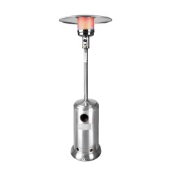 Външна газова лампа за отопление, 14KW (max), 870g/h, 2,24м, 20кг, инокс - Lacor