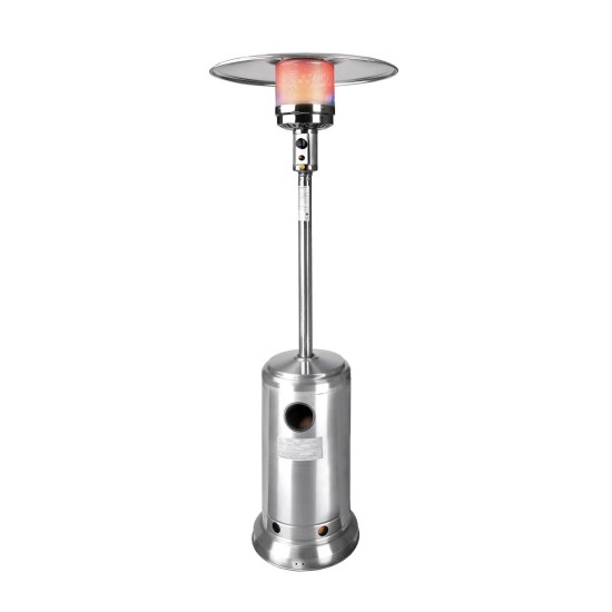 Външна газова лампа за отопление, 14KW (max), 870g/h, 2,24м, 20кг, инокс - Lacor