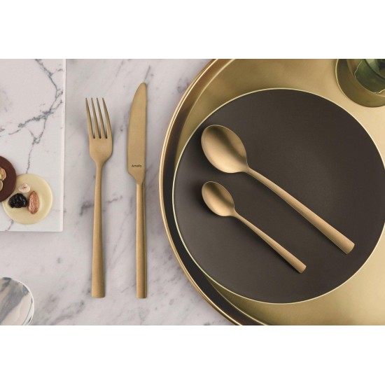 Комплект прибори за хранене от 16 елемента Manille Gold - Amefa