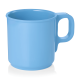 Меламинова чаша MUG, 250мл, ф7,7см, h7,8см, синя, стакабъл, Melamine - WAS