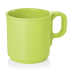 Меламинова чаша MUG, 250мл, ф7,7см, h7,8см, ябълково зелена, стакабъл, Melamine - WAS