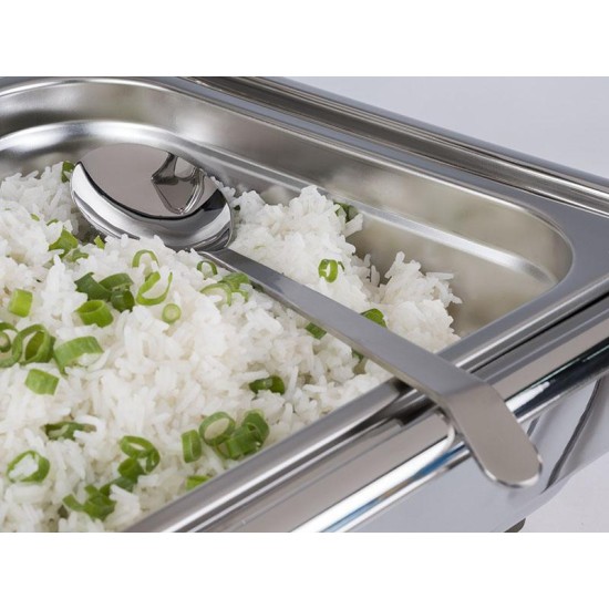 Иноксова лъжица за сервиране, 11х6,5см, L24см, BANQUET – APS