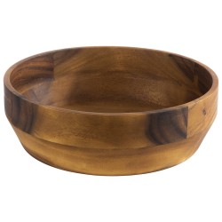 Дървена купа, кръгла, ф27см, h8,5см, 3л, стакабъл, „ACACIA“ – APS