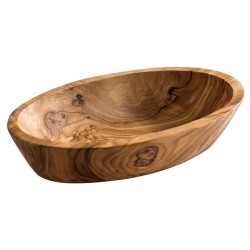 Дървена купа, овална, 12x7,5xh2,5см, 50мл, стакабъл, „OLIVE“ – APS