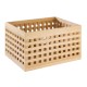 Дървена кутия, 34x26хh20cм, правоъгълна, кафява, стакабъл, BROTSTATION – APS