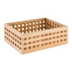 Дървена кутия, 34x26хh12,5cм, правоъгълна, кафява, стакабъл, BROTSTATION – APS.