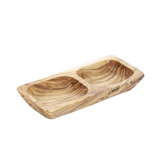 Дървена двусекционна купа, 17,5x8,5xh2,5см, 150мл, „OLIVE“ – APS
