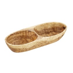 Дървена двусекционна купа, 26,5x11,5xh5см, 600мл, „OLIVE“ – APS