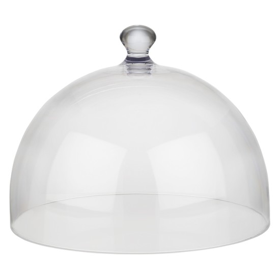 Пластмасов капак, кръгъл, ф30см, h22см, прозрачен, стакабъл, DOME – APS