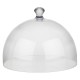 Пластмасов капак, кръгъл, ф30см, h22см, прозрачен, стакабъл, DOME – APS