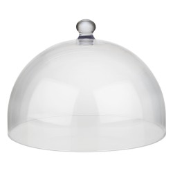 Пластмасов капак, кръгъл ф36см, h27см, прозрачен, стакабъл, DOME – APS