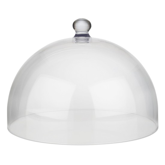 Пластмасов капак, кръгъл ф36см, h27см, прозрачен, стакабъл, DOME – APS