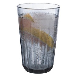 Чаша, тритан, ф8см, h12,5см, 300мл, сива, стакабъл, „CRYSTAL“ - APS
