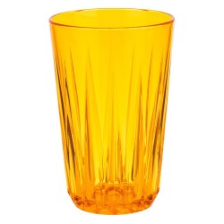Чаша, тритан, ф8см, h12,5см, 300мл, оранжева, стакабъл, „CRYSTAL“ - APS