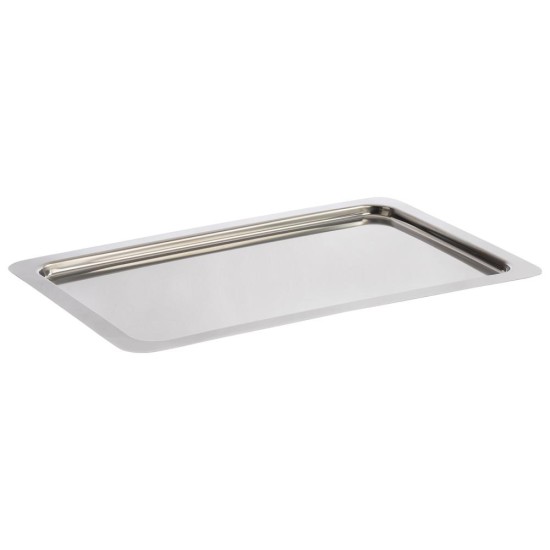 Иноксово плато, GN 1/1, 53х32,5xh1,5см, огледално, стакабъл, PROFI LINE – APS