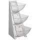 Диспенсър на 3 нива, инокс/SAN, 19,5x28xh41см, 3х1л, MULTI RACK - APS