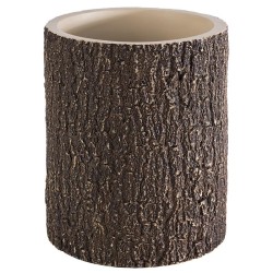Каменна поставка за прибори, ф11,5см, h14,5см, кафяво/сиво - APS