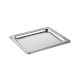 Иноксово плато, GN 1/2, 32,5х26,5xh1,5см, с декорация, стакабъл, PROFI LINE - APS