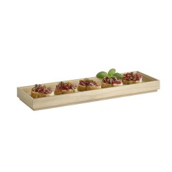 Дървена кутия, правоъгълна, GN 2/4, 53x16,2xh4,5см, стакабъл, VALO – APS