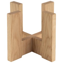 Дървена стойка / поставка за гарафа, 15x15xh12см, VALO – APS