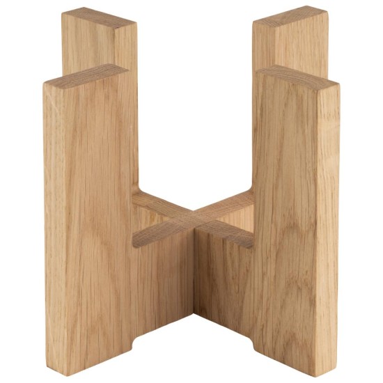 Дървена стойка / поставка за гарафа, 15x15xh12см, VALO – APS