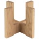 Дървена стойка / поставка за гарафа, 15x15xh12см, VALO – APS