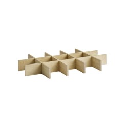 Дървен разделител / решетка с 15 разделения, GN 1/1, 50,5x30xh6см, кафяв, VALO – APS