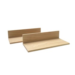 Комплект от 2 дървени разделителя за кутия GN 1/2, 24x10,5xh6см, кафяв, VALO – APS