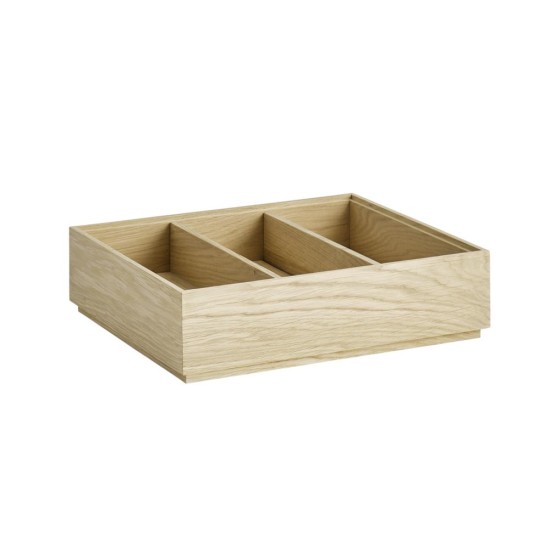 Комплект от 2 дървени разделителя за кутия GN 1/2, 24x10,5xh6см, кафяв, VALO – APS