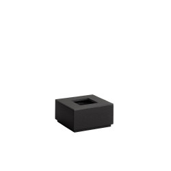 Каменно плато с отвор (8,3x8,3см), правоъгълно, GN 1/6, 17,6x16,2см, черно, VALO – APS