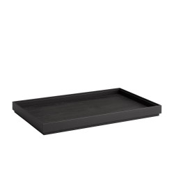 Дървена кутия, правоъгълна, GN 1/1, 53x32,5xh4,5см, черна, стакабъл, VALO – APS