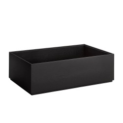 Дървена кутия, правоъгълна, GN 1/1, 53x32,5xh16,5см, черна, стакабъл, VALO – APS