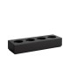 Дървена кутия, правоъгълна, GN 2/4, 53x16,2xh8,5см, черна, стакабъл, VALO – APS