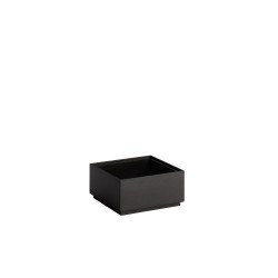 Дървена кутия, правоъгълна, GN 1/6, 17,6x16,2xh8,5см, черна, стакабъл, VALO – APS