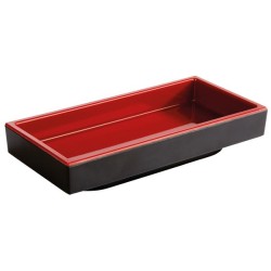 Меламинова купа Bento черно/червено 15,5х7,5см 100мл ASIA PLUS - APS