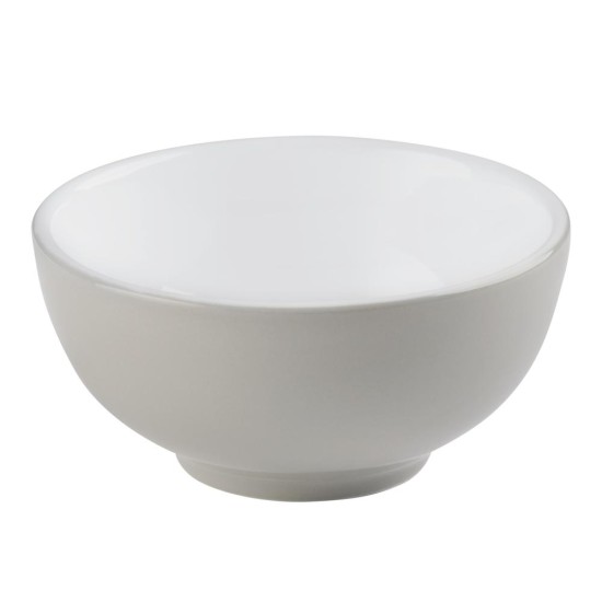 Порцеланова купа, кръгла, ф12см, h6см, 250мл, сива, стакабъл, SNUG – APS