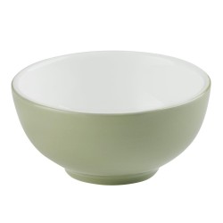 Порцеланова купа, кръгла, ф12см, h6см, 250мл, зелена, стакабъл, SNUG – APS
