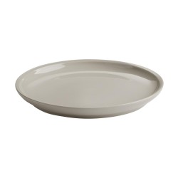 Порцеланова чиния, кръгла, ф20,5см, h2см, сива, стакабъл, SNUG – APS