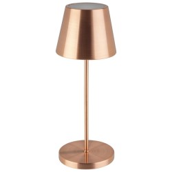 Лампа за маса, настолна, метал, IPS4, кръгла, ф11см, h30,5см, copper, MERLE – APS