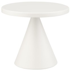 Лампа за маса, настолна, метална, IPS4, кръгла, ф13см, h11,5см, бяла, CONE MINI – APS