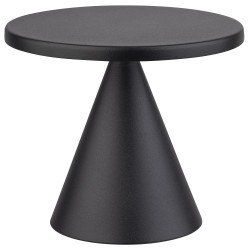 Лампа за маса, настолна, метална, IPS4, кръгла, ф13см, h11,5см, черна, CONE MINI – APS